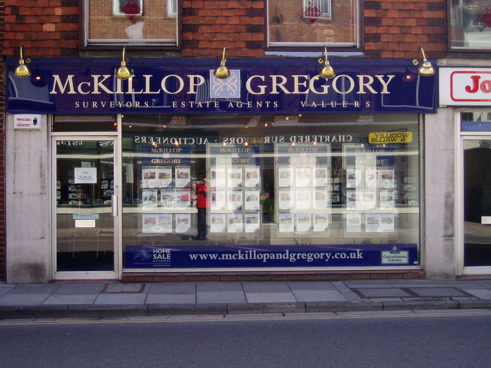 McKillop & Gregory shop fascia sign
