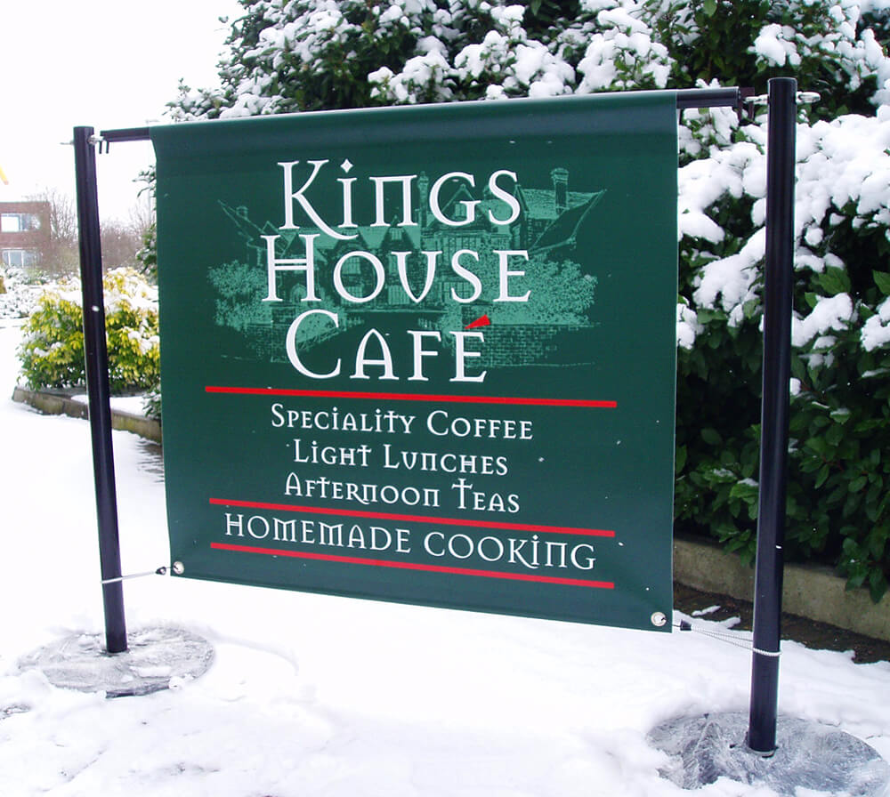 Kings House Cafe Business Roller Banner