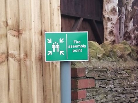 Outdoor Health and Safety Signs